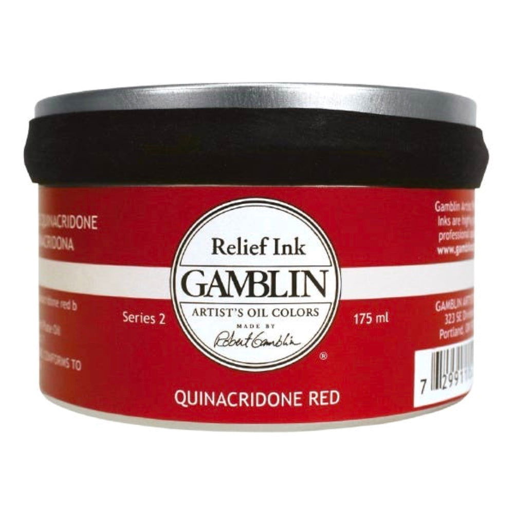 Gamblin Relief Ink 175ml S2 Quinacridone Red