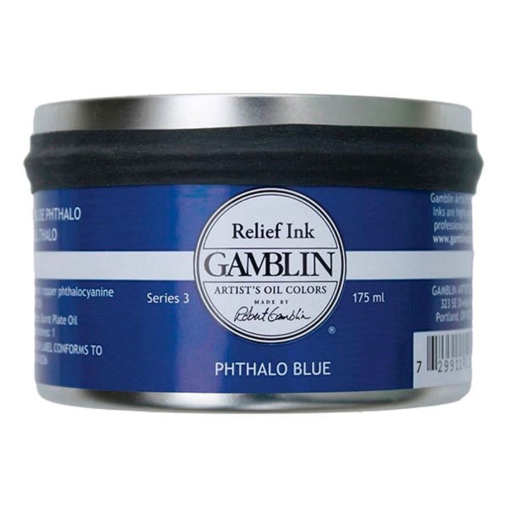 Gamblin Relief Ink 175ml S3 PHTHALO BLUE