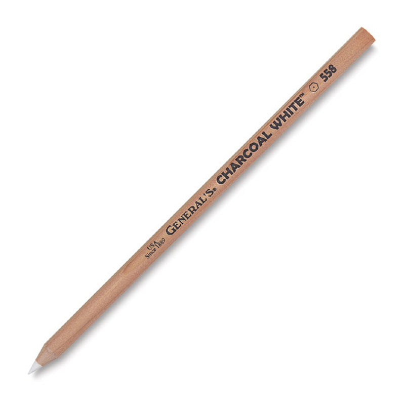 Generals Charcoal Pencil White