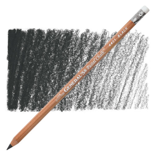 Generals Pastel Chalk Pencil BLACK