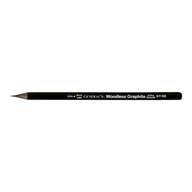 Generals Woodless Graphite Pencil 6B