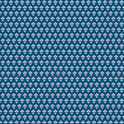 Gift Wrapping Paper 12 sheets - Blue and White