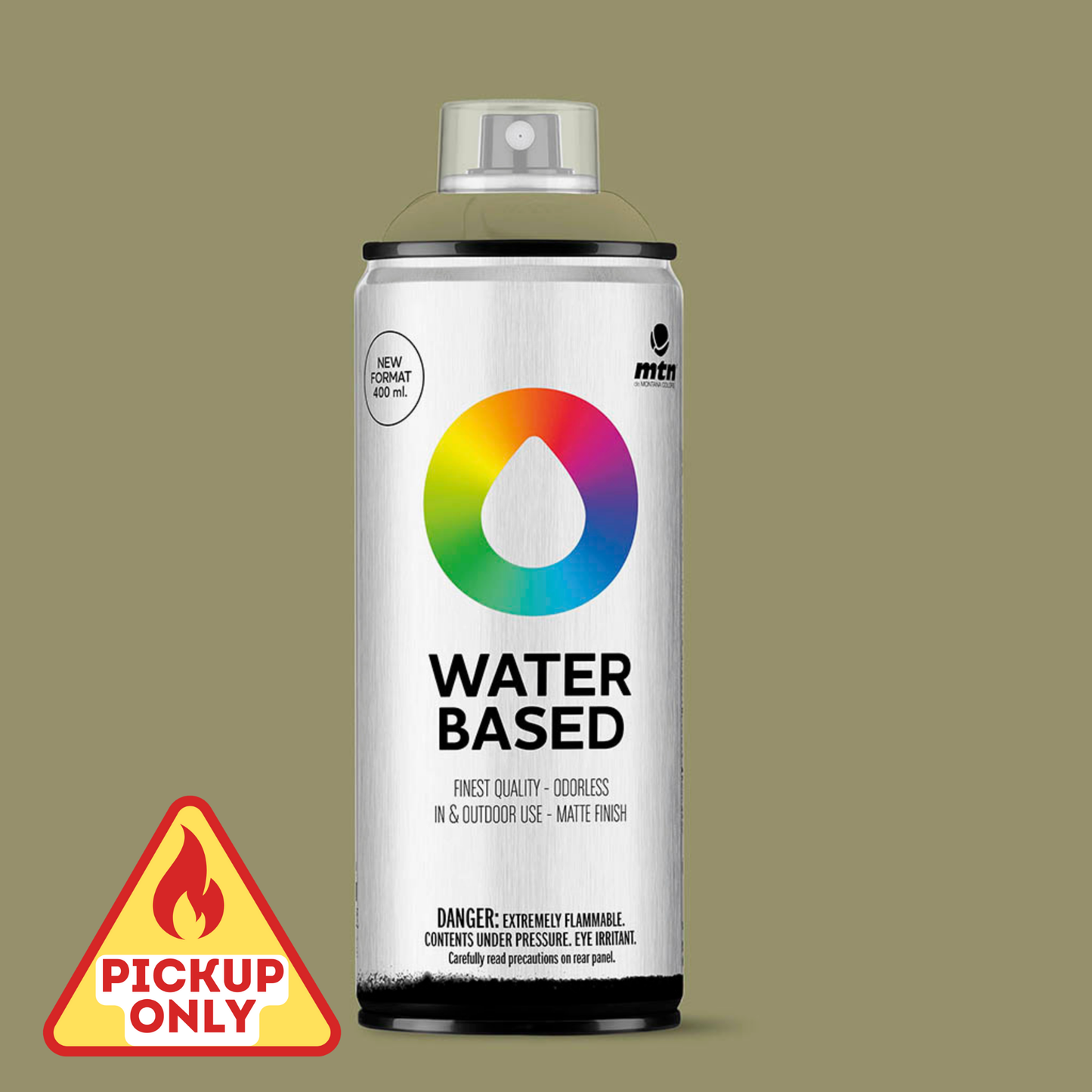 MTN Water-Based Spray Paint 400ml Grey Green