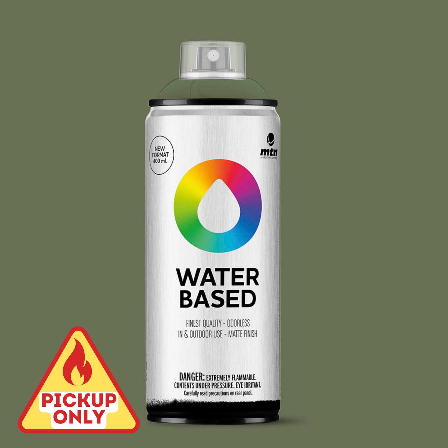 MTN Water-Based Spray Paint 400ml Grey Green Deep