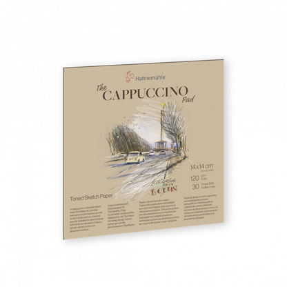 Hahnemuhle Cappuccino Coloured Pad 120gsm 30 sheets 14x14cm