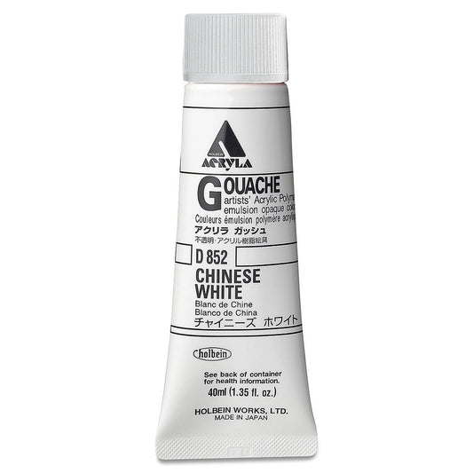 Holbein Acrylic Gouache 40ml Chinese White