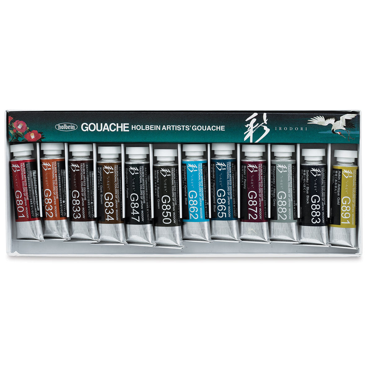 Holbein Artists Gouache Irodori Set 12x15ml - WINTER