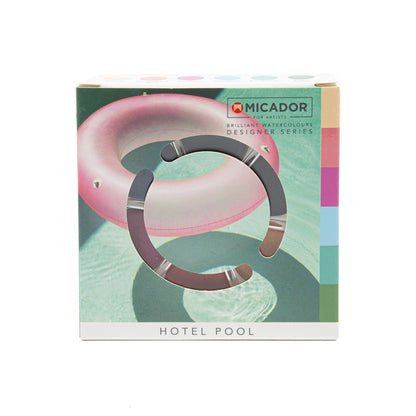 Micador for Artists Brilliant Watercolour Disc Set of 6 Hotel Pool