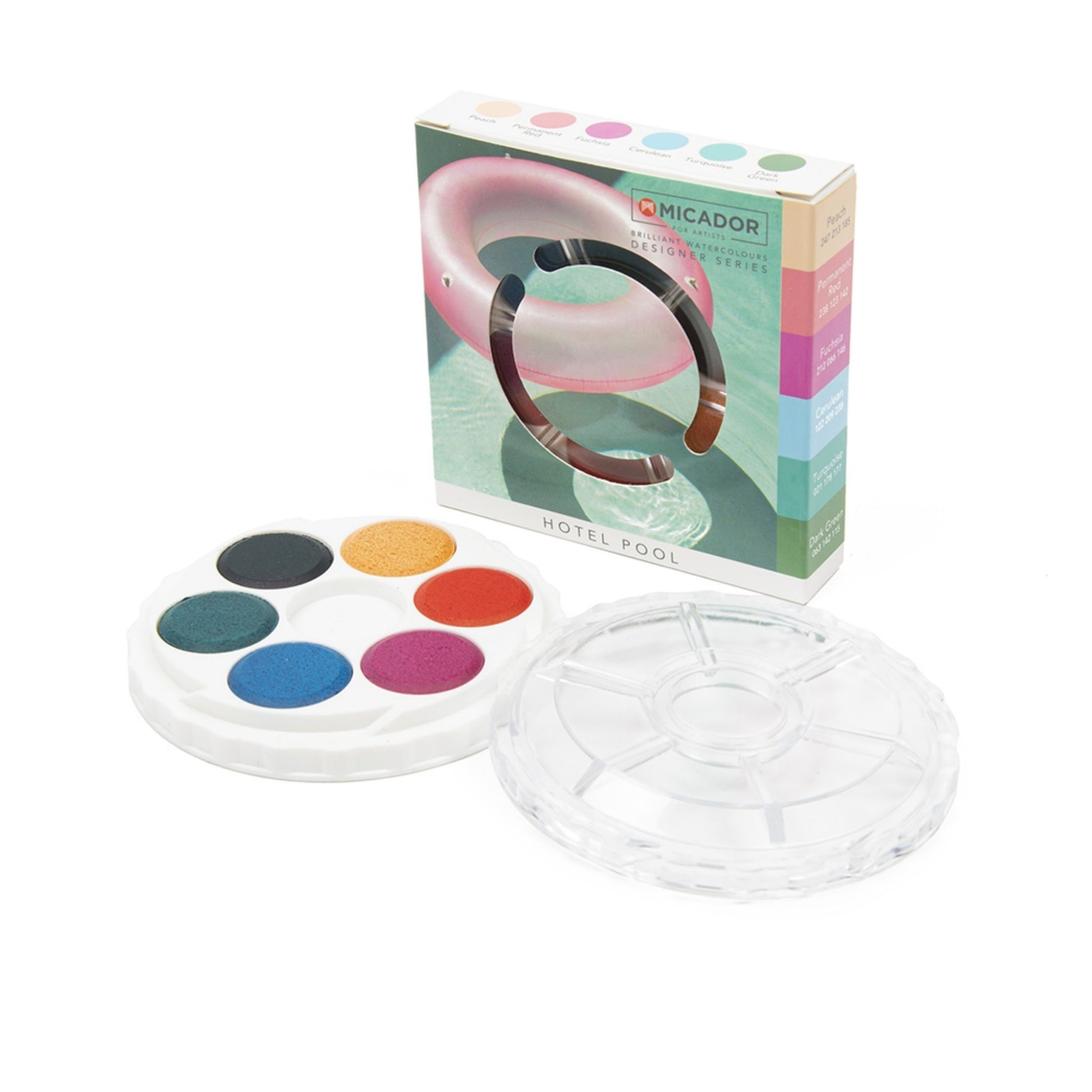 Micador for Artists Brilliant Watercolour Disc Set of 6