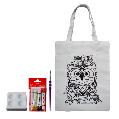 Faber-Castell Colour Your Own Tote Bag