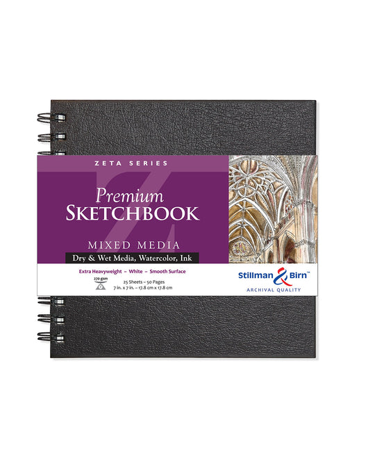 Stillman and Birn ZETA Sketchbook Wirebound Square 7 x 7 inch