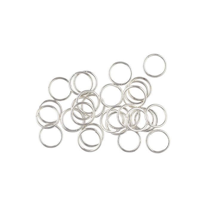 Ribtex Jump Rings 10mm Silver 30pce