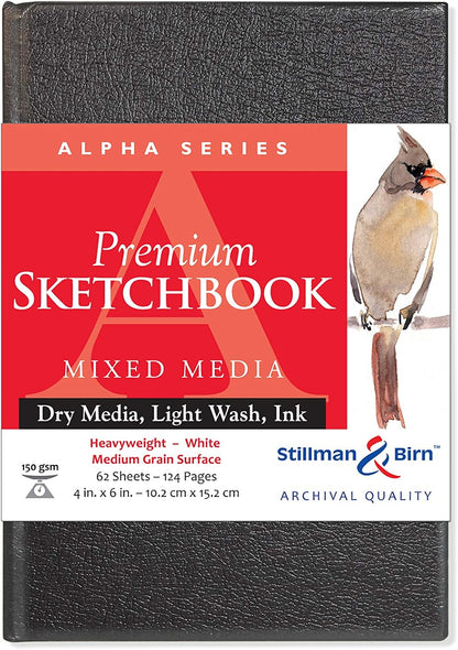 Stillman and Birn ALPHA Sketchbook Hardcover Portrait 4 x 6 inch