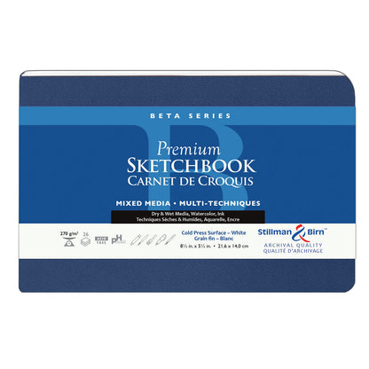 Stillman and Birn BETA Sketchbook Softcover Landscape 8.5 x 5.5 inch