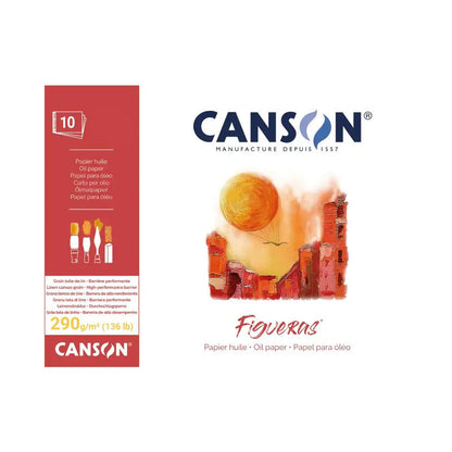 Canson Figueras 290gsm Canvas Paper Pad 10 sheets