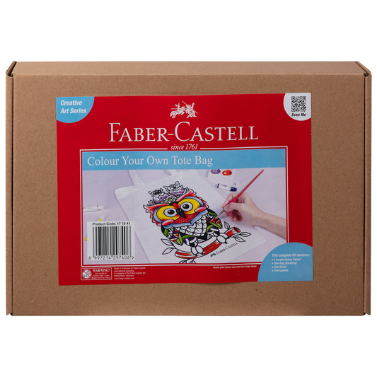 Faber-Castell Colour Your Own Tote Bag