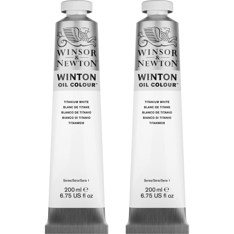 Winsor and Newton Winton Oil Titanium White Twin Pack