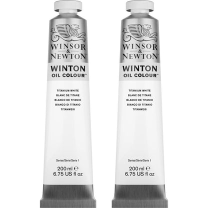 Winsor and Newton Winton Oil Titanium White Twin Pack