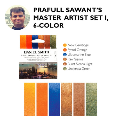 Daniel Smith Watercolour Artist Set - Prafull Sawant Master set 6 x 5ml