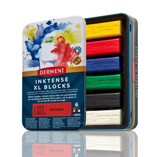 Derwent Inktense XL Blocks Tin of 6