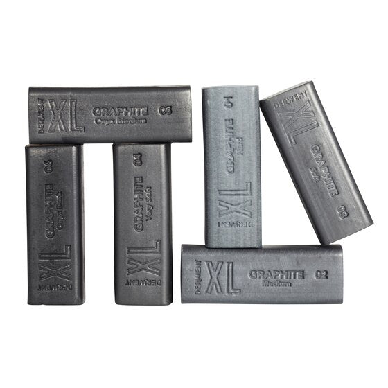 Derwent Graphite XL Blocks Tin of 6