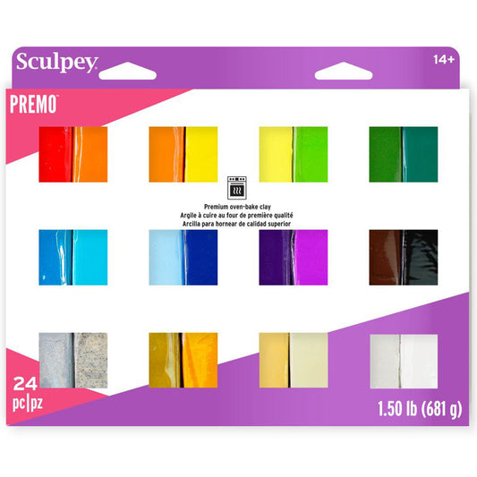 Sculpey PREMO Multi Pack - 24 x Assorted