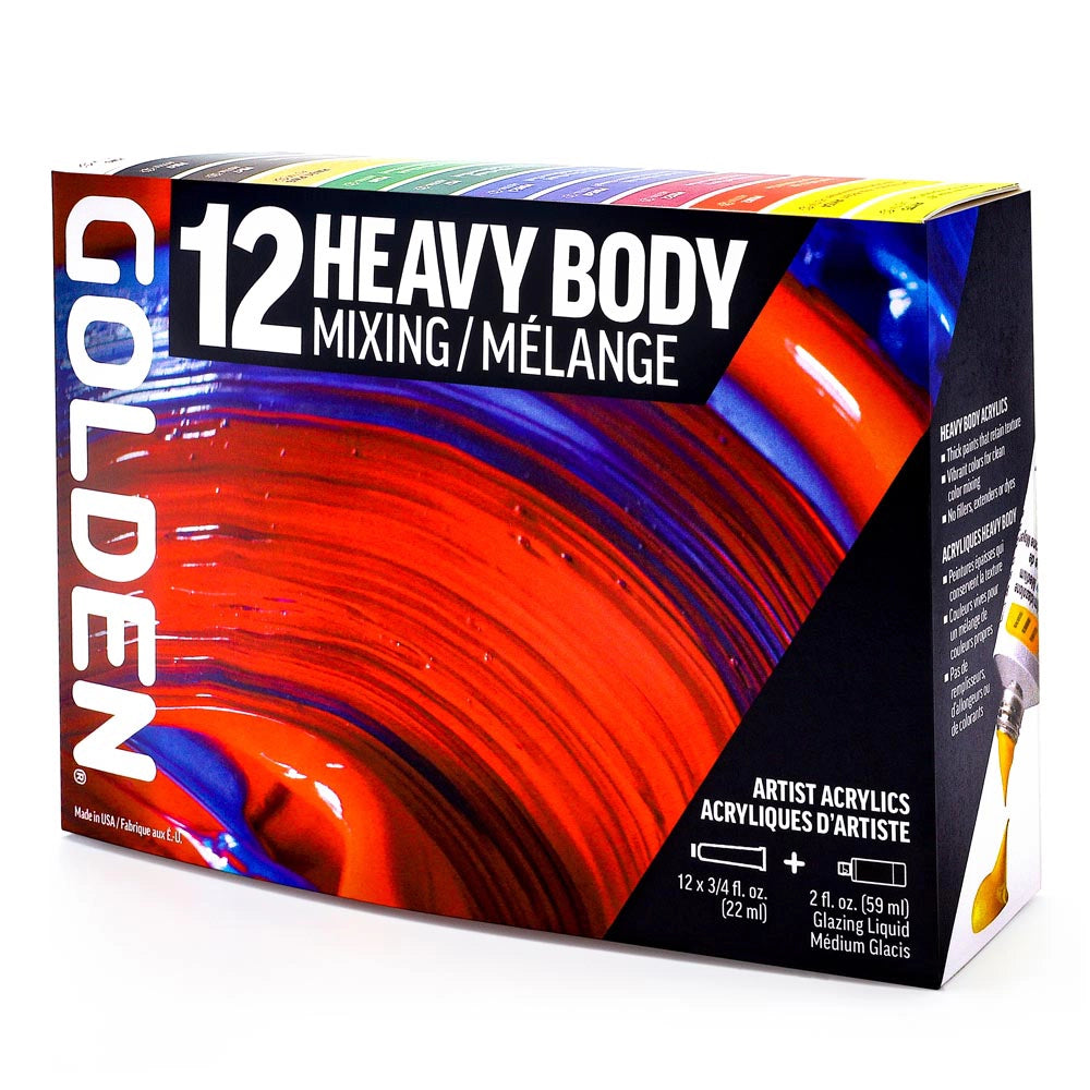 GOLDEN Heavy Body Acrylic Mixing Set