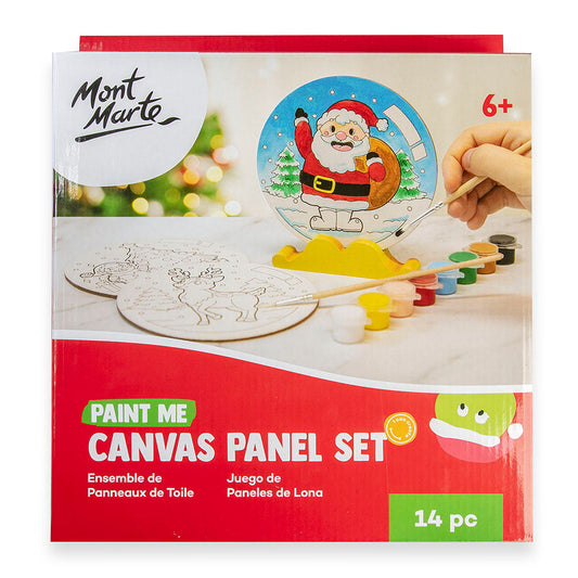 Mont Marte Paint Me - Canvas Panels Set 14pc - Christmas