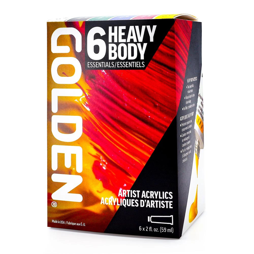 GOLDEN Heavy Body Acrylic Essentials Set