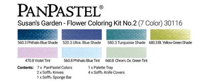 PANPASTEL STARTER SET of 7 - SUSANS GARDEN SET 2