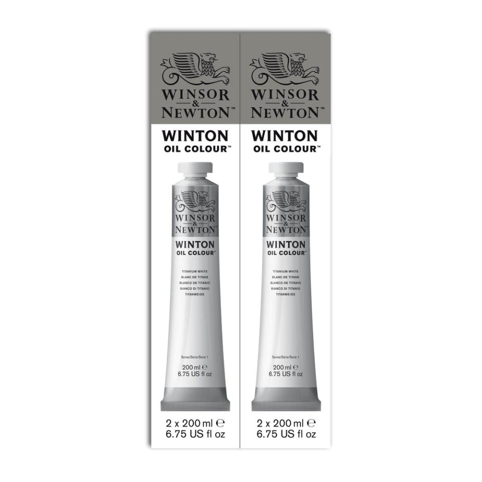 Winsor and Newton Winton Oil Titanium White Twin Pack