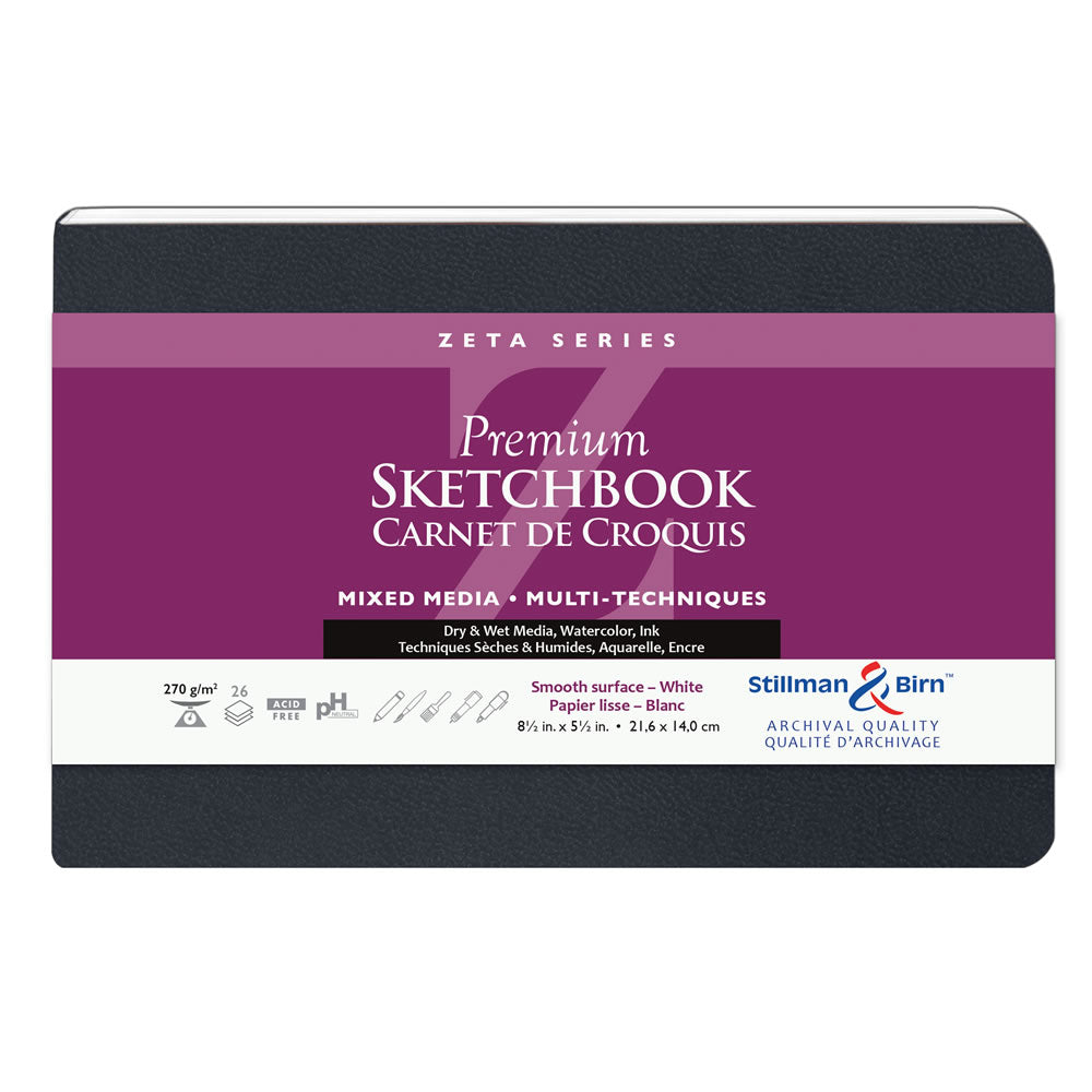 Stillman and Birn ZETA Sketchbook Softcover Landscape 8.5 x 5.5 inch