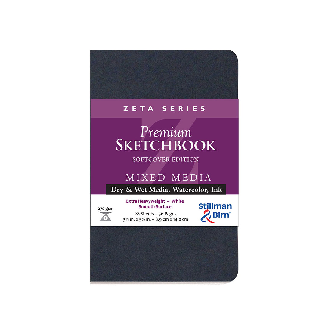 Stillman and Birn ZETA Sketchbook Softcover Portrait 3.5 x 5.5 inch