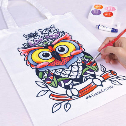 Faber-Castell Colour Your Own Tote Bag