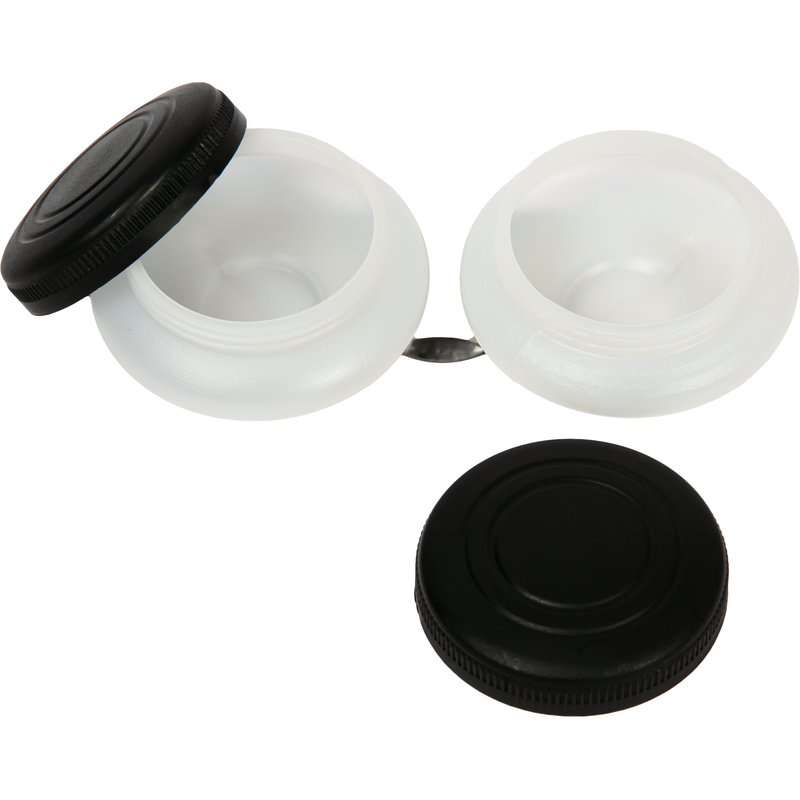 Plastic Double Palette Cup with lids