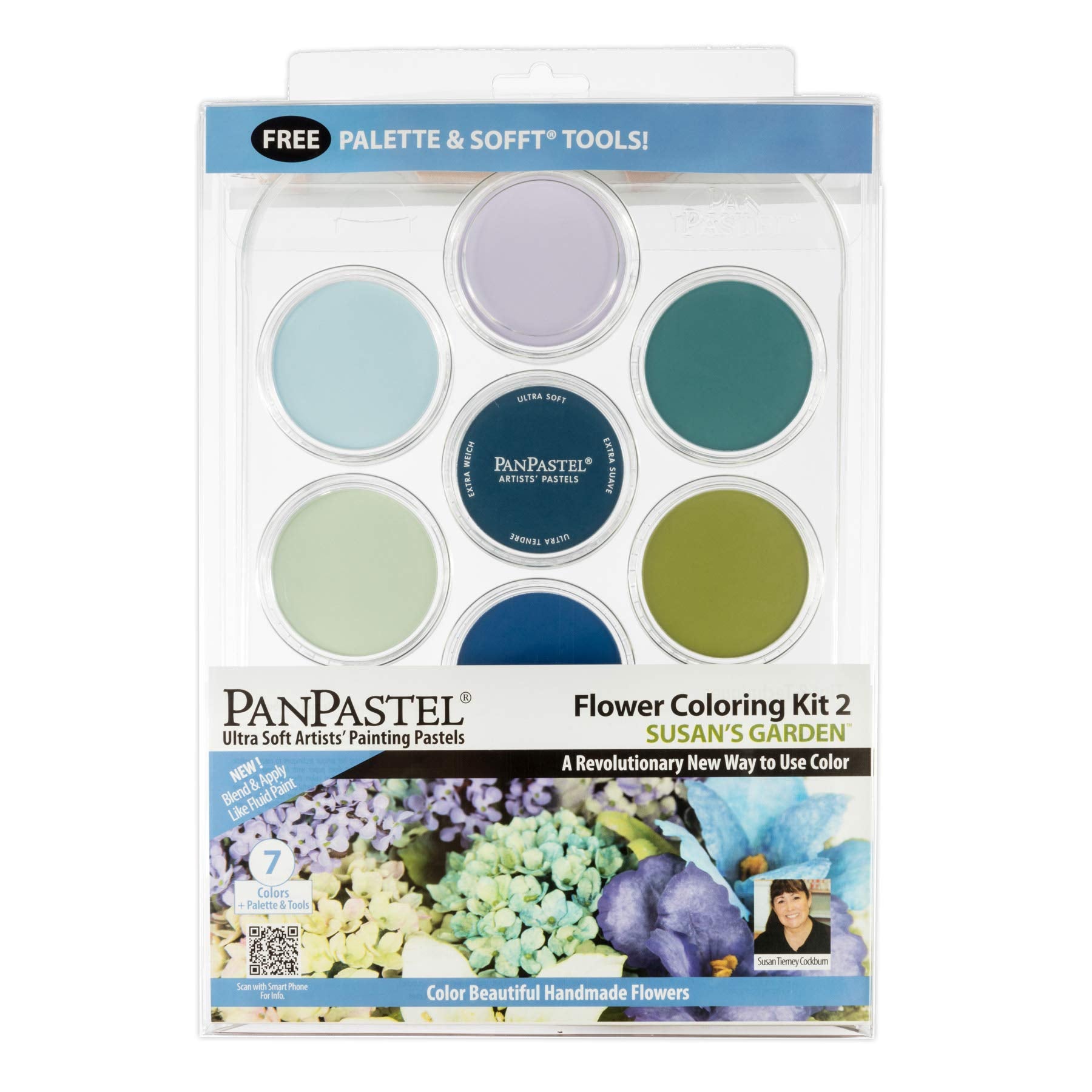 PANPASTEL STARTER SET of 7 - SUSANS GARDEN SET 2