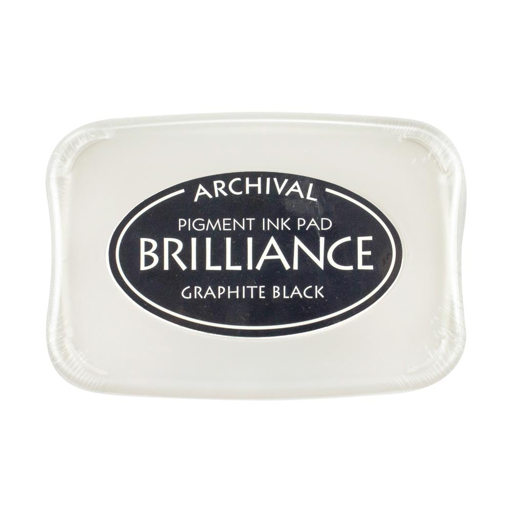 Tsukineko Brilliance Ink Pad - 082 Graphite Black