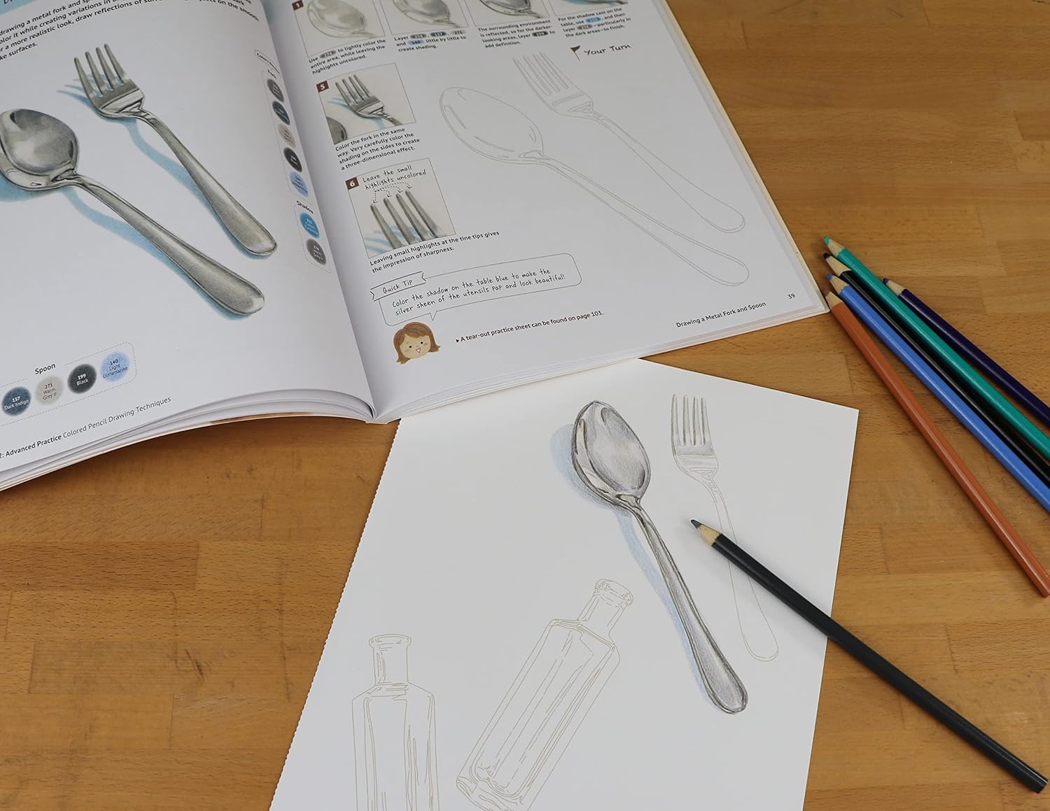 Book - Beginners Guide to Coloured Pencil