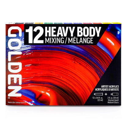 GOLDEN Heavy Body Acrylic Mixing Set