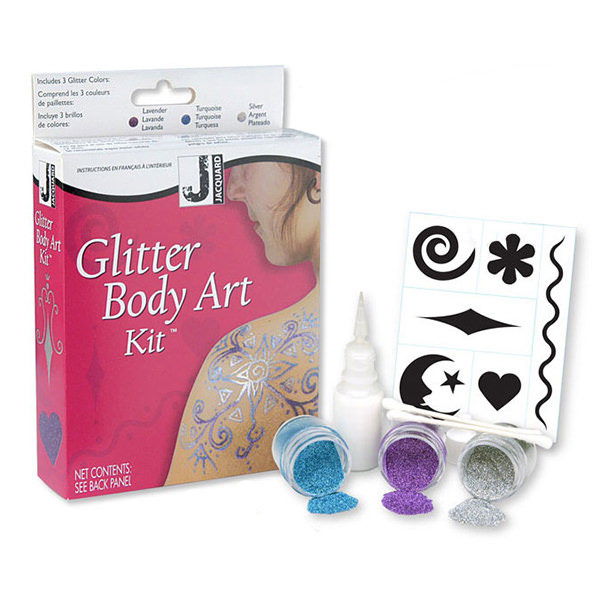 Jacquard Glitter Body Art Kit