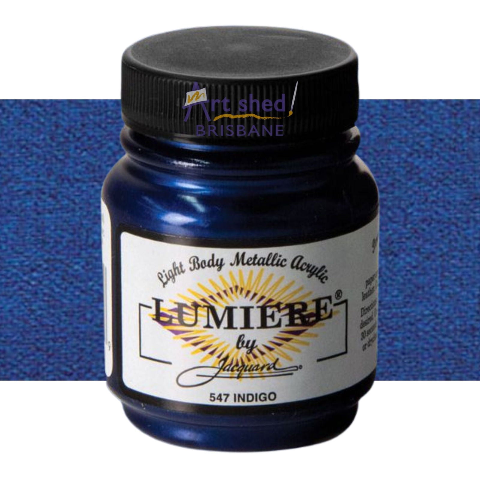 Jacquard Lumiere Acrylic Paint 70ml Indigo