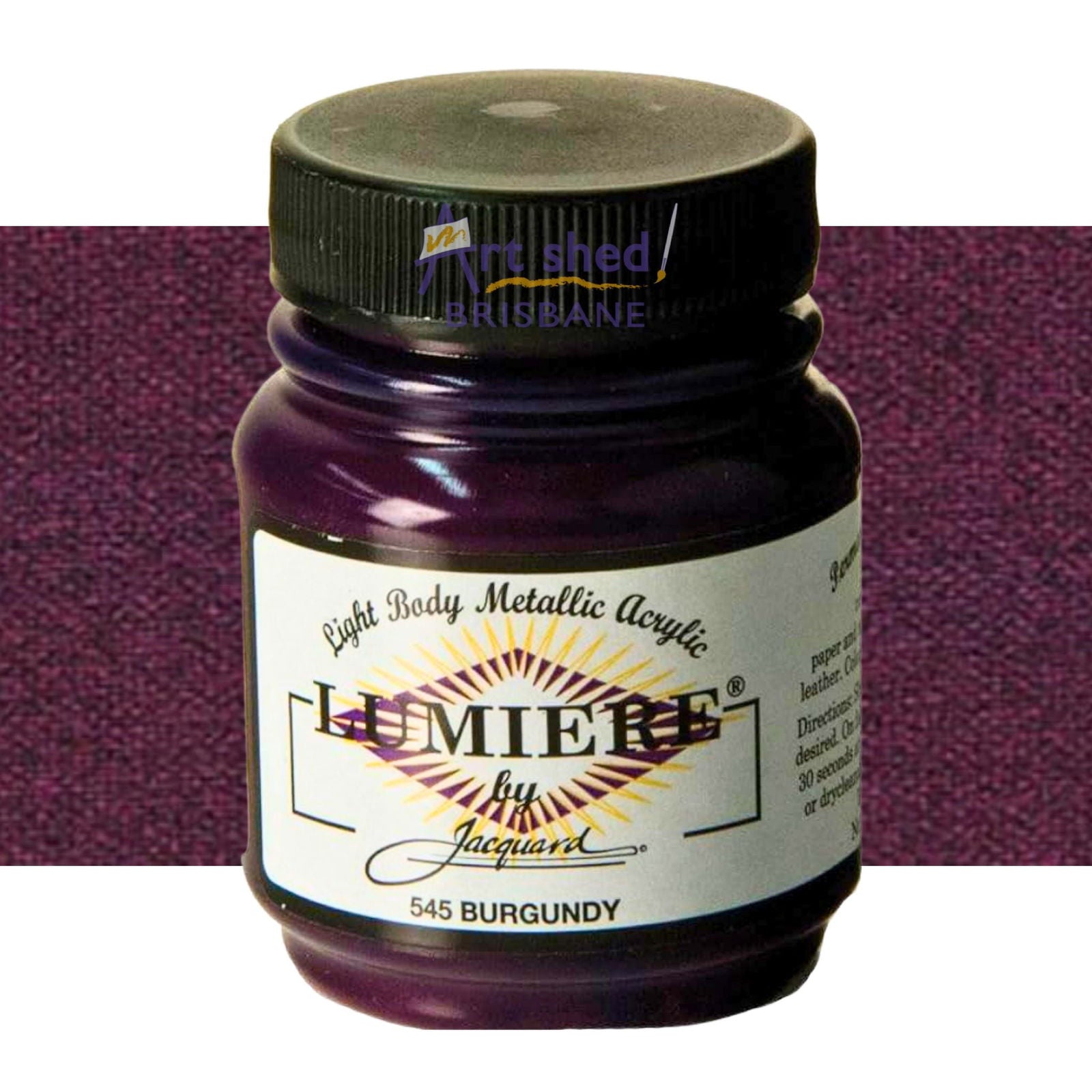 Jacquard Lumiere Acrylic Paint 70ml BURGUNDY