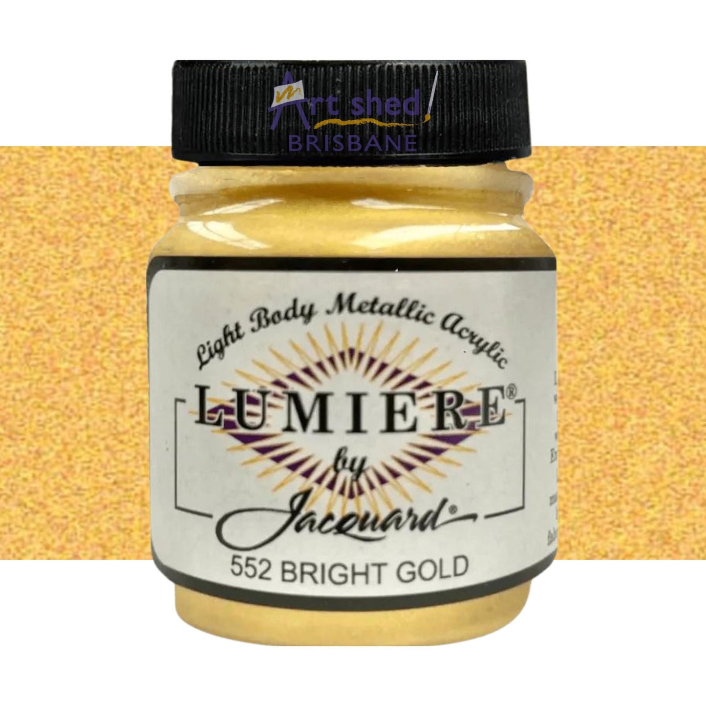 Jacquard Lumiere Acrylic Paint 70ml Bright Gold