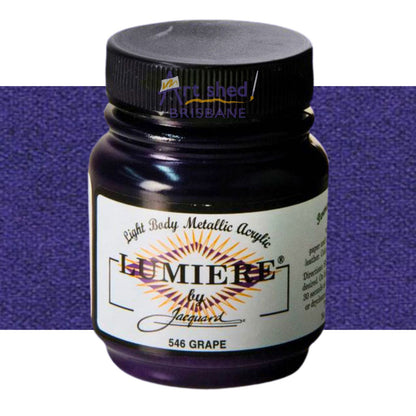 Jacquard Lumiere Acrylic Paint 70ml Grape