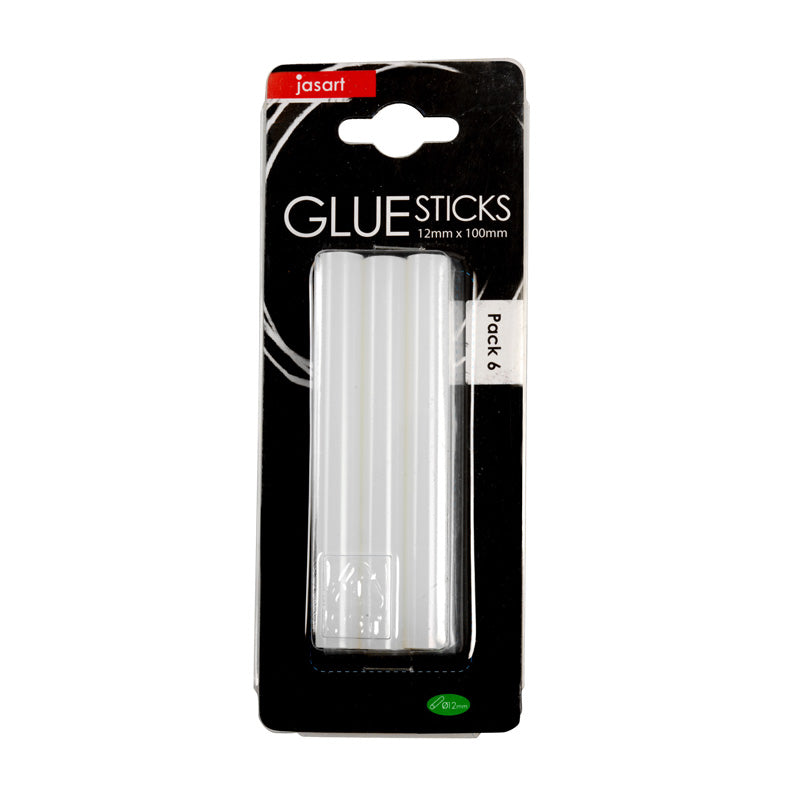 Jasart Glue Sticks for 15W Glue Gun 12mm - Pkt 6