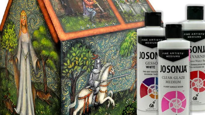 Jo Sonja 250ml Clear Glaze Medium