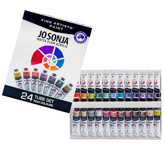 Jo Sonja Acrylic Tube Set of 24 x 20ml