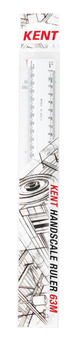 Kent Double Sided Handscale Ruler 63M