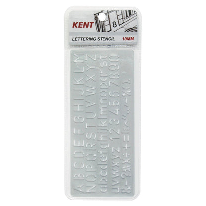 Kent Lettering Stencil 10mm