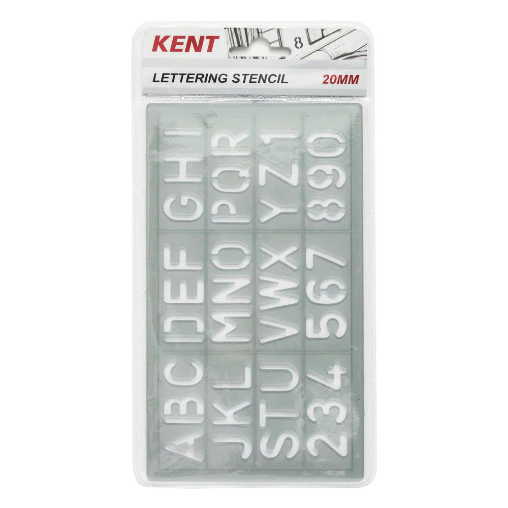 Kent Lettering Stencil 20mm